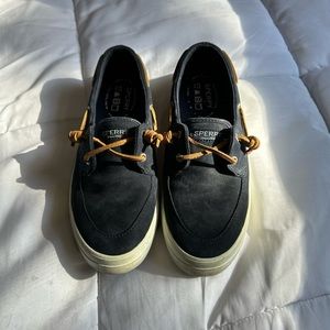 Navy Blue Sperry Shoes